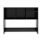 Flash Furniture Lotus Desktop Bookshelf Storage Organizer with Multiple Cubbies in Black NAN-17295-BK-GG - alternate 5